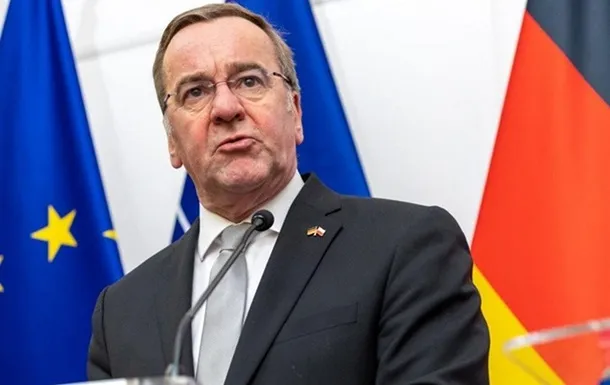 Пісторіус: Німеччина надасть Україні додаткову допомогу на суму понад 2 млрд євро