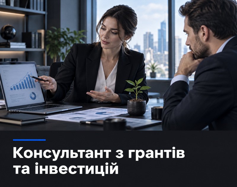 Консультант з грантів та інвестицій у Броварах
