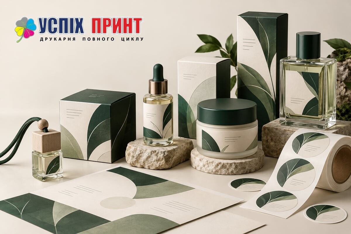Етикетки та упаковка для косметики, парфумерії й автопарфумів
